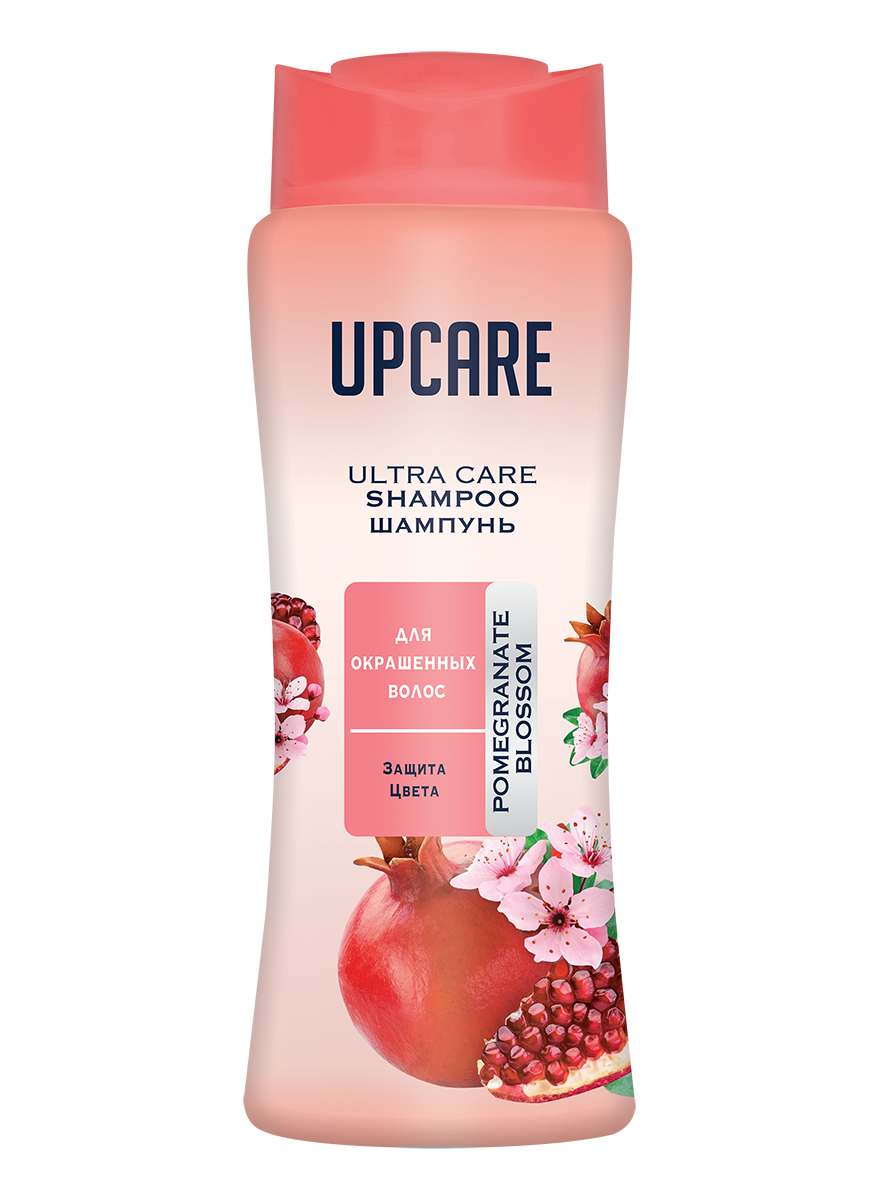 RU - EN - Ultra Care Shampoo Color Protection Care Pomegranate Blossom Extract Shiny & Radiant detail