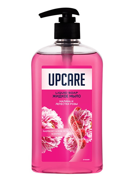 RU - EN - Raspberry & Rose Petal Liquid Soap mobile