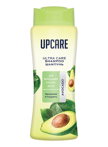 RU - EN - Ultra Care Shampoo Exhilarant Care Avocado Extract Lively & Voluminous mobile