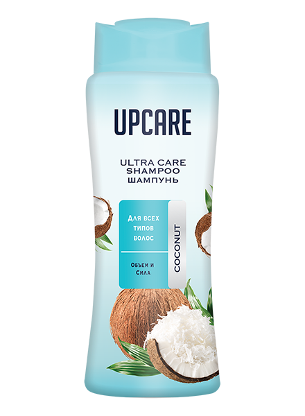 RU - EN - Ultra Care Shampoo Restorative Care Coconut Extract Voluminous & Moisturizer Effect mobile